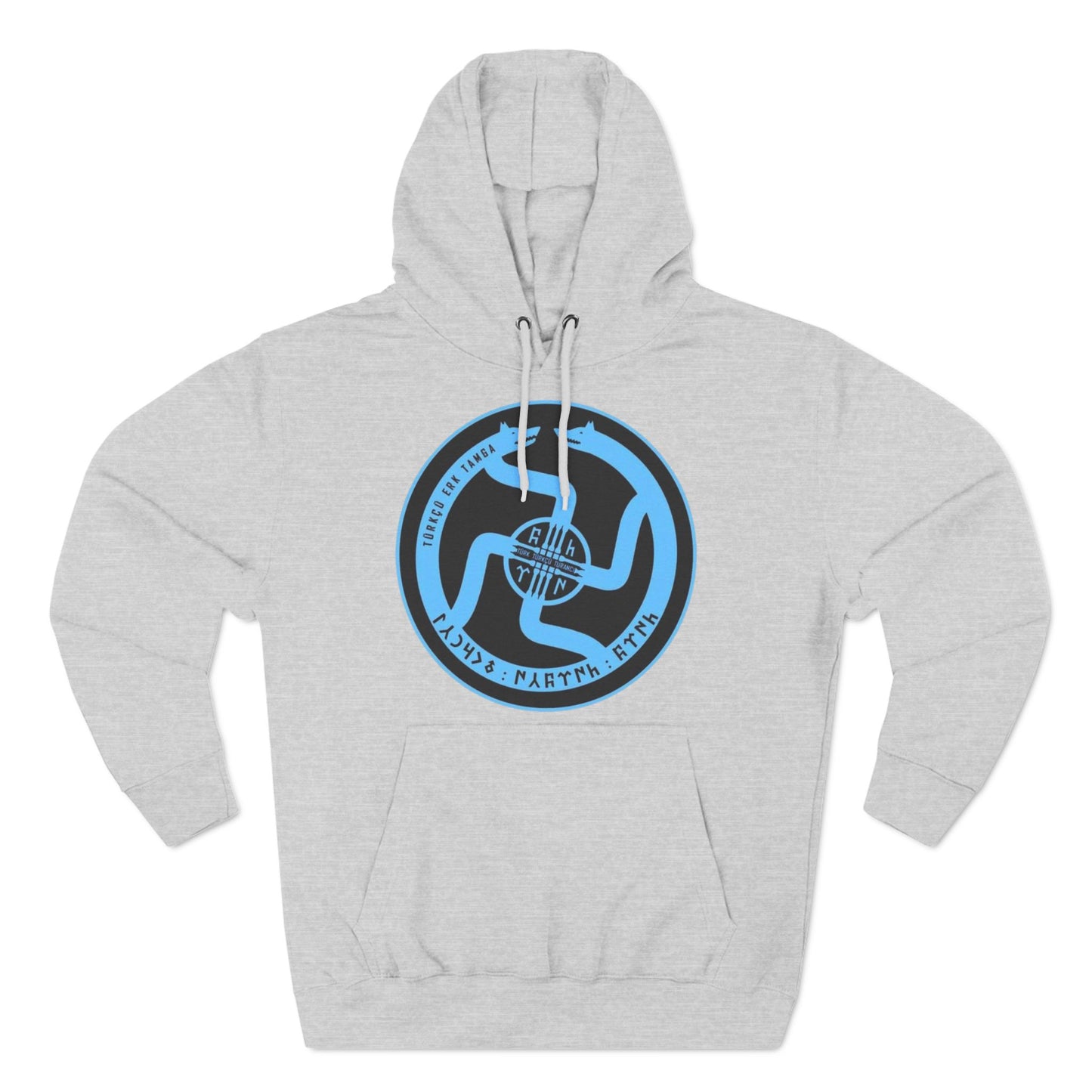 Three-Panel Fleece Hoodie