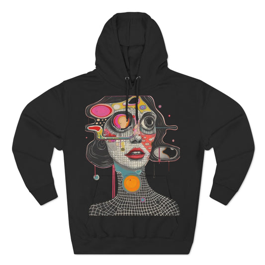 Three-Panel Fleece Hoodie