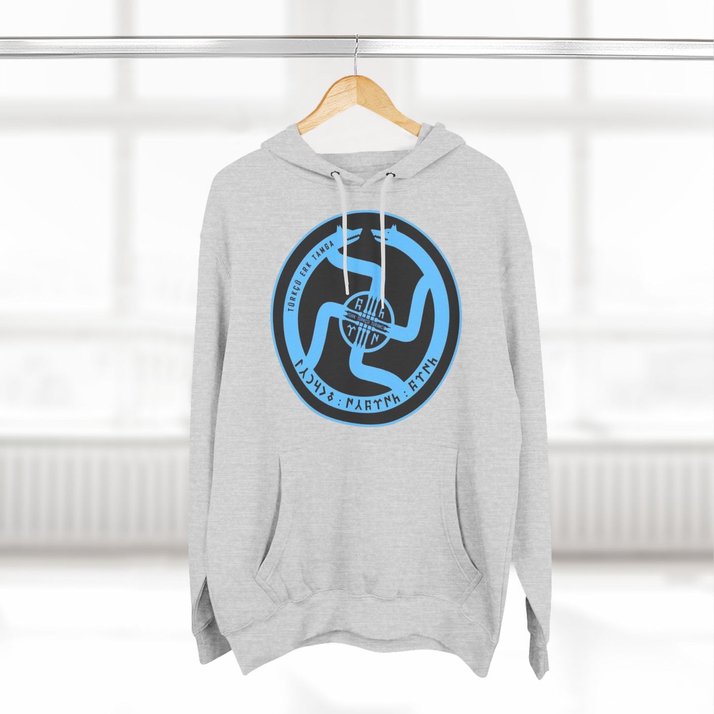 Three-Panel Fleece Hoodie